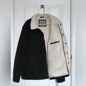 (Never Worn, With Tags) Levi's Mens Corduroy Sherpa Trucker Jacket